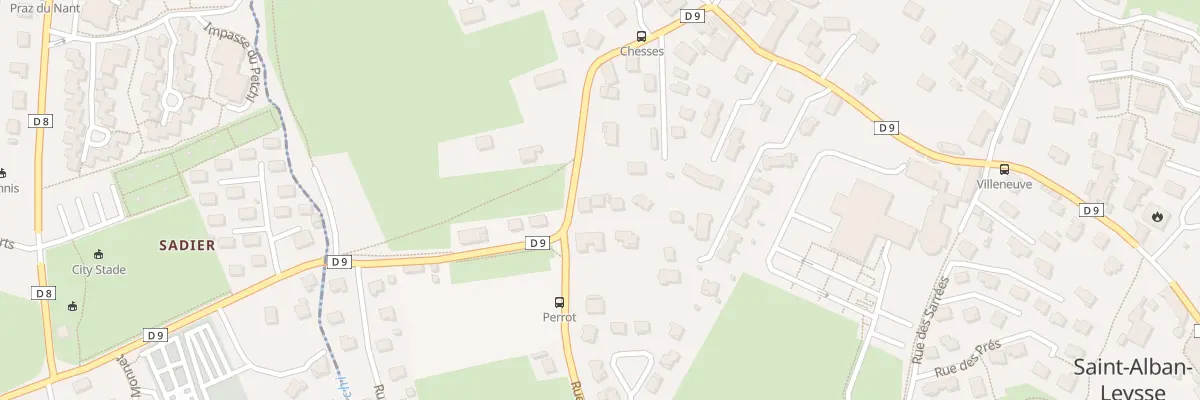 Plan du 521 Rte de Chesses à Saint-Alban-Leysse