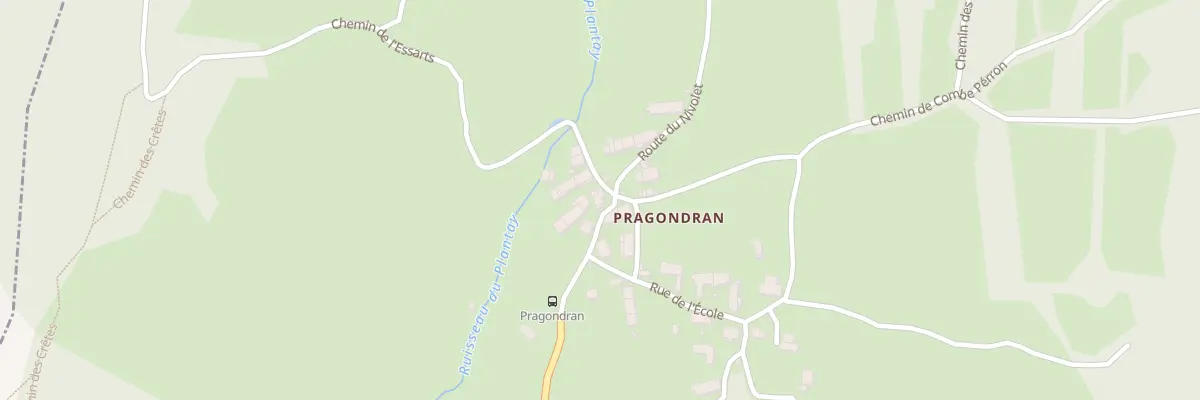 Plan du 4437 Rte du Nivolet à Verel-Pragondran