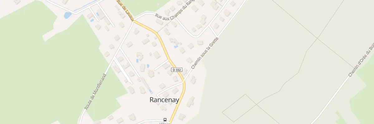 Plan du 4 Rue de Lavaux à Rancenay