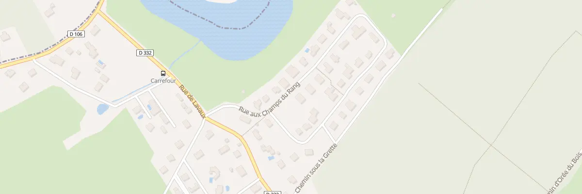 Plan de Sous la Grette à Rancenay