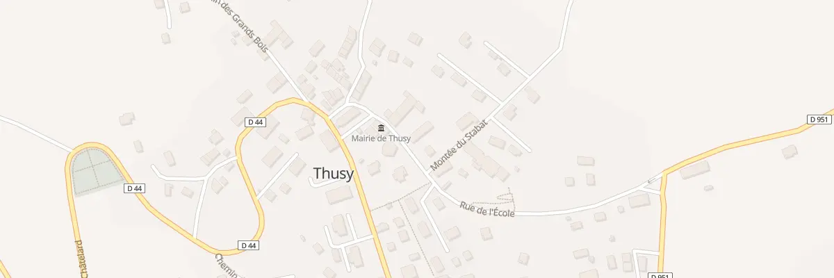 Plan du 93 Rue de l’École à Thusy