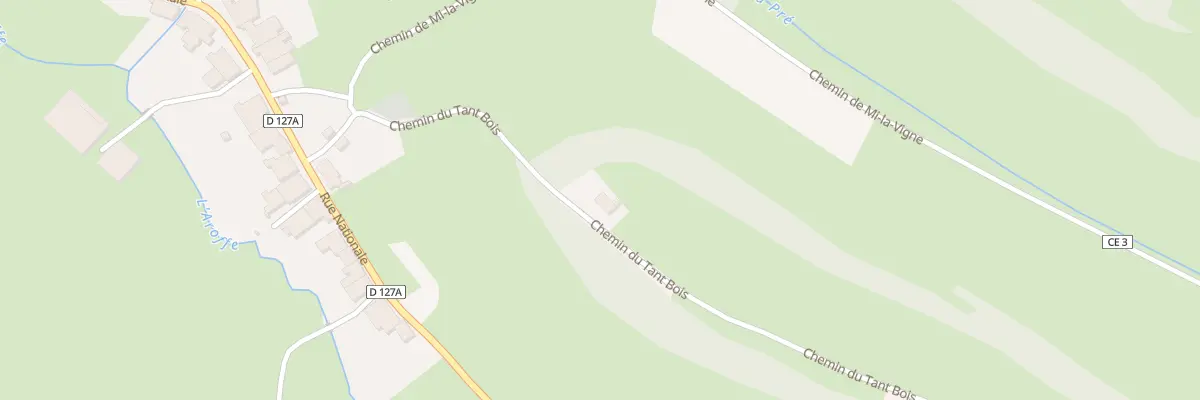 Plan du 5001F Le Tant Bois à Tramont-Émy