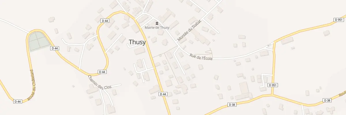 Plan du 142B Rue de l’École à Thusy