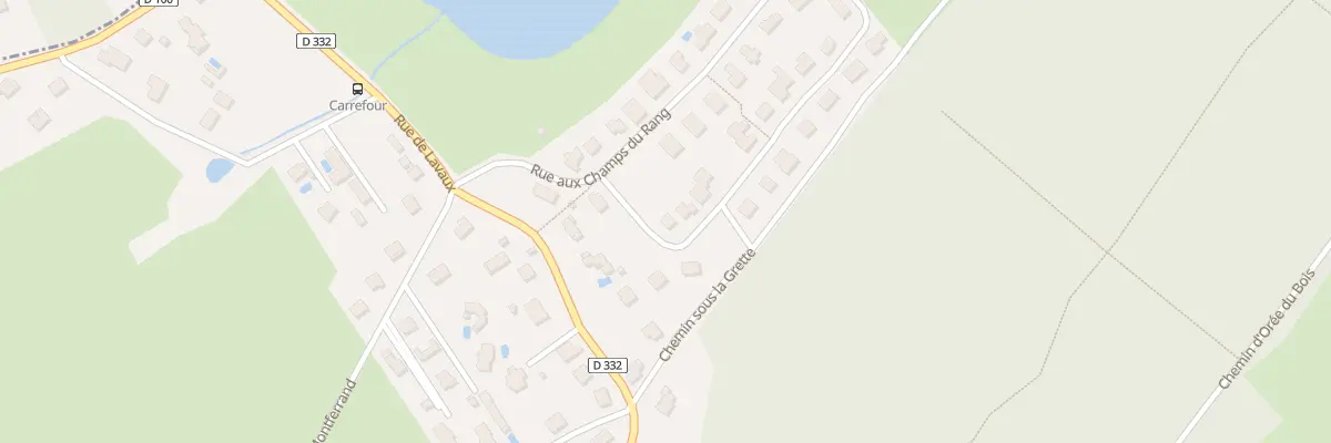 Plan du 34B Aux Champs du Rang à Rancenay