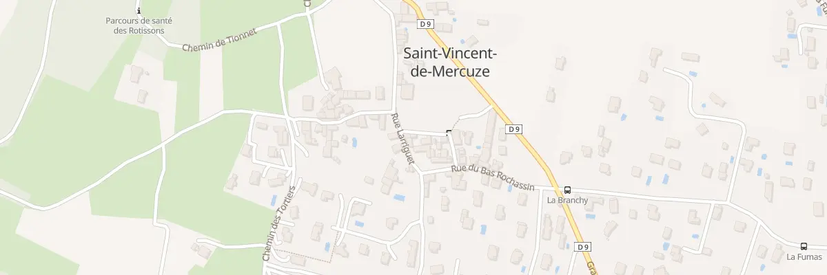 Plan du 5545 Rue Larriguet à Saint-Vincent-de-Mercuze