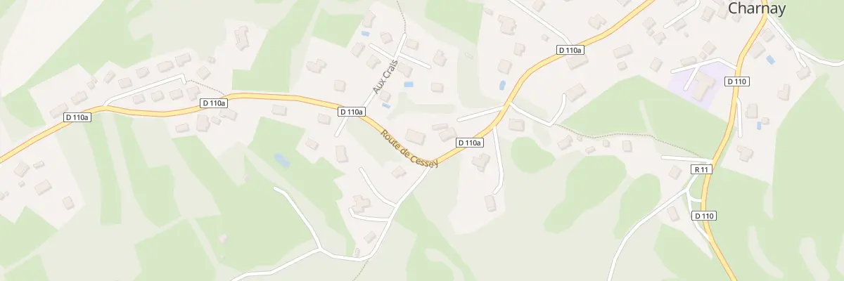 Plan du 26 Rte de Cessey à Charnay