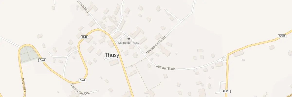 Plan du 109 Rue de l’École à Thusy