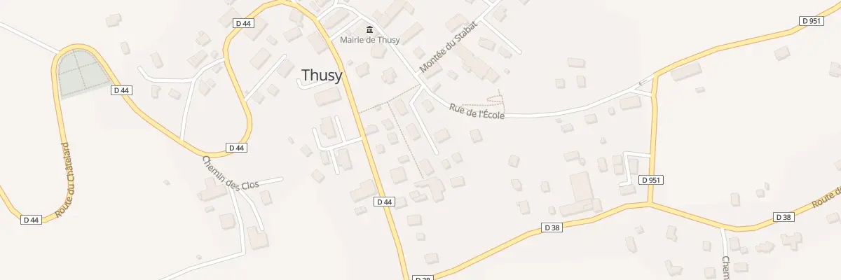 Plan du 142D Rue de l’École à Thusy