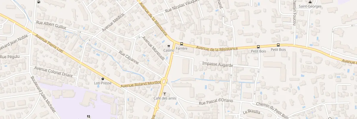 Plan du 640 Av de la Résistance à Toulon