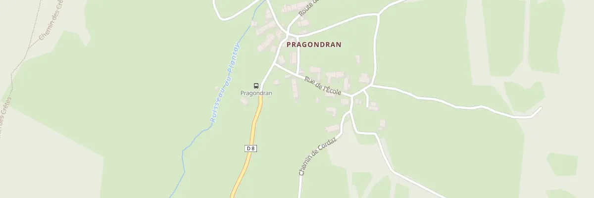 Plan du 48 Rue de l’École à Verel-Pragondran