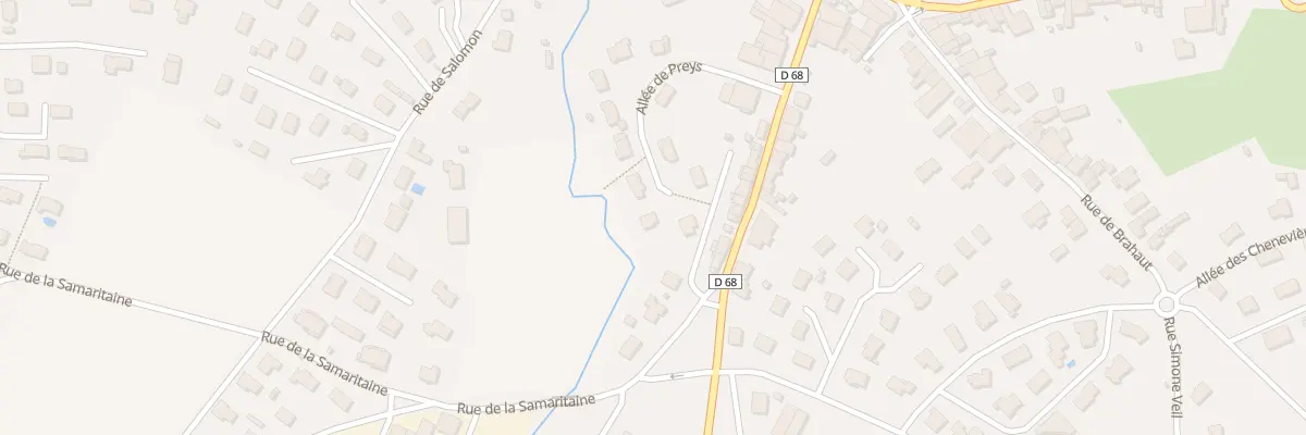 Plan du 194 All de Preys à Vittel