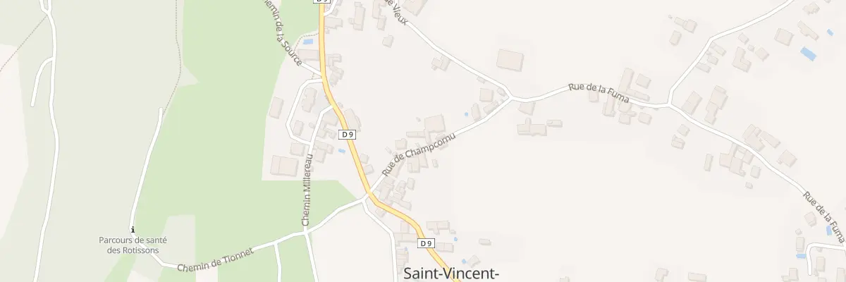 Plan du 81 Rue de Champcornu à Saint-Vincent-de-Mercuze