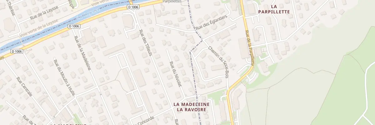 Plan du 20 Rue des Violettes à La Ravoire
