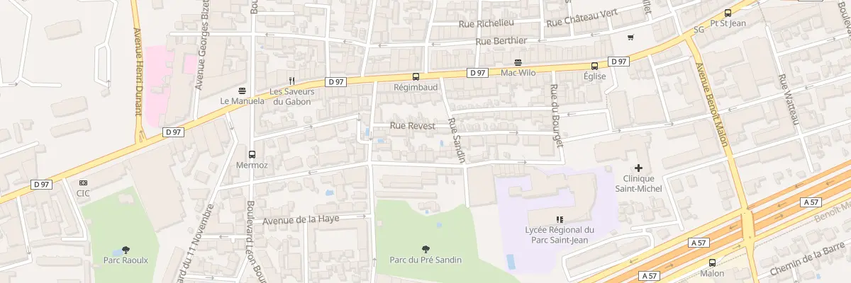 Plan du 10 Rue Revest à Toulon