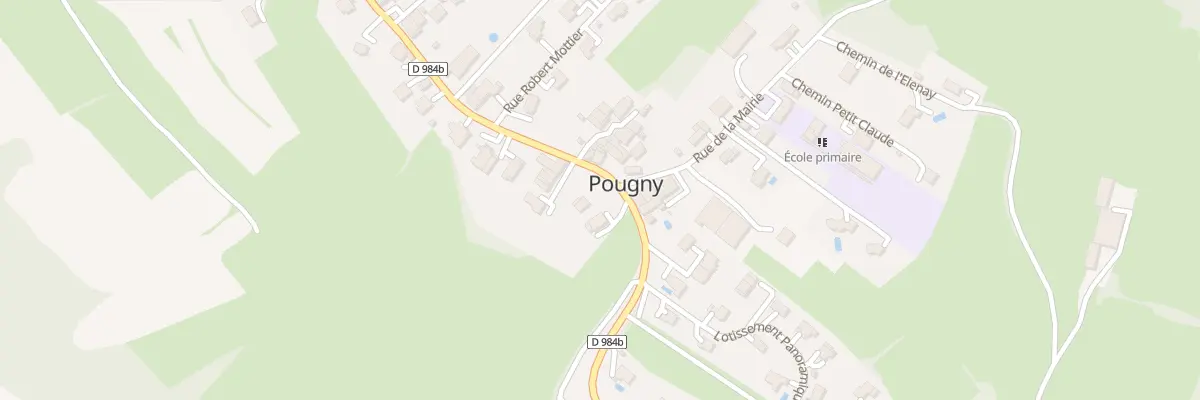 Plan du 13 Rte de Collonges à Pougny