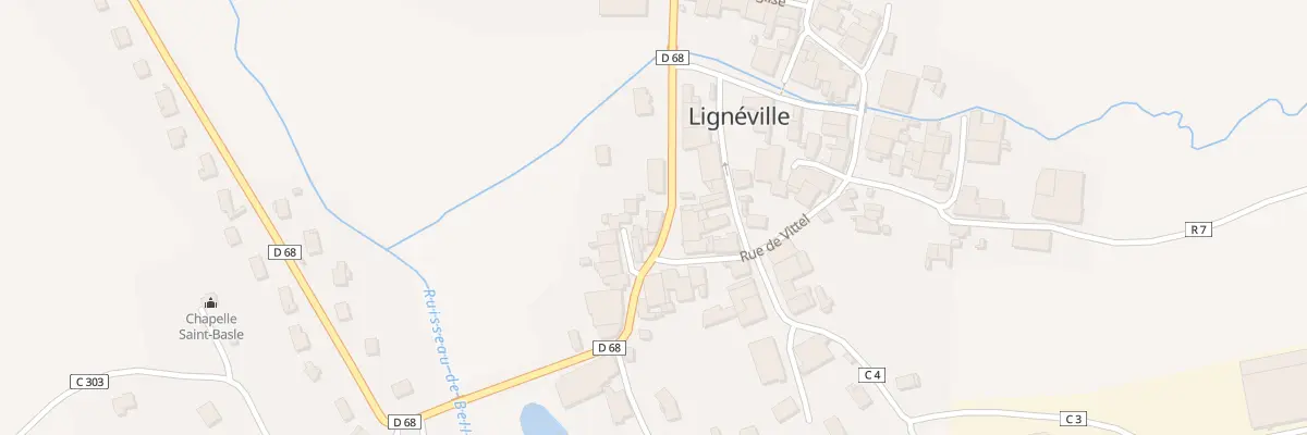 Plan du 251 Rue de Nancy à Lignéville
