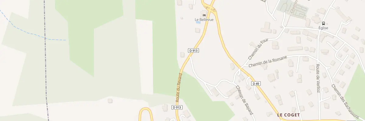 Plan du 585 Rte du Revard à Trévignin