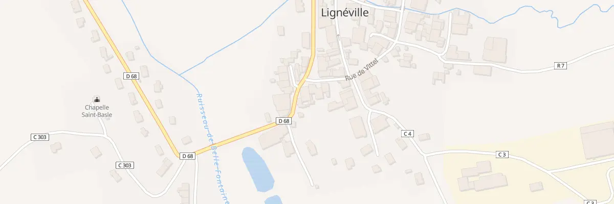 Plan du 10 Rue de Vittel à Lignéville