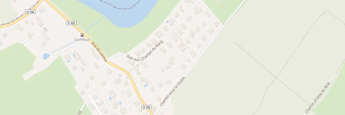 Plan du 32A Rue aux Champs du Rang à Rancenay