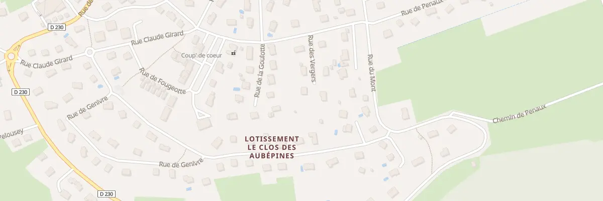 Plan du 4 Rue des Vergers aux Auxons