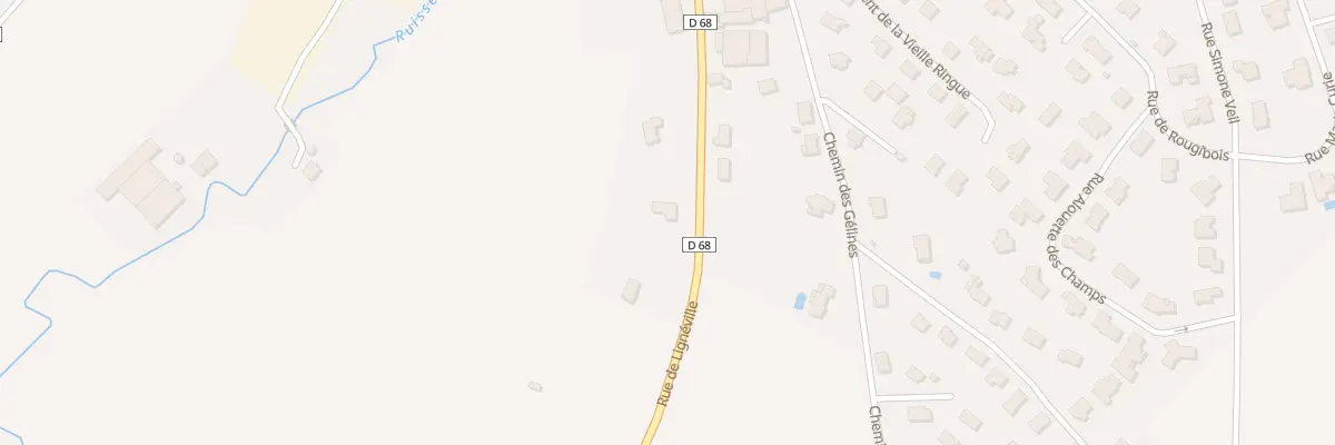 Plan du 658 Rue de Lignéville à Vittel