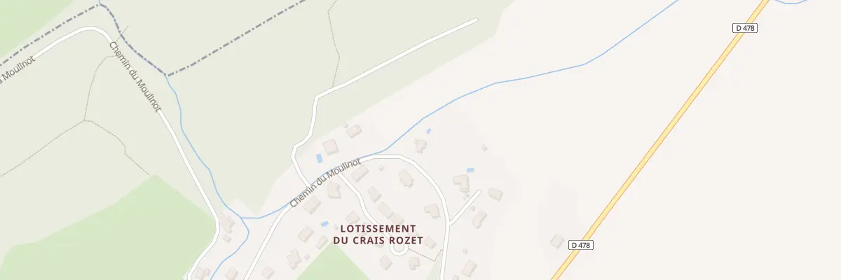 Plan du 9 Che du Moulinot à Busy
