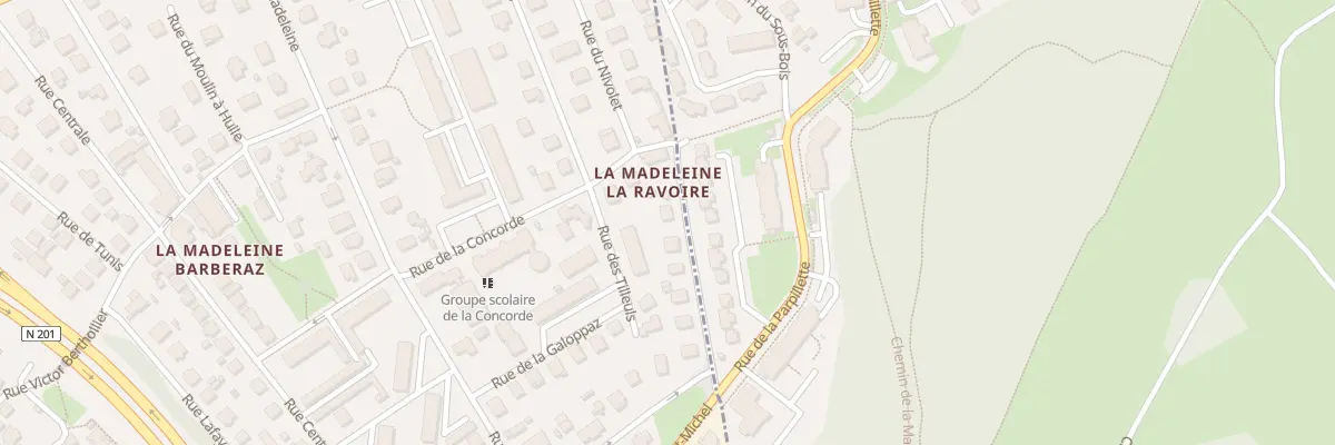 Plan du 46 Che du Sous-bois à Barberaz