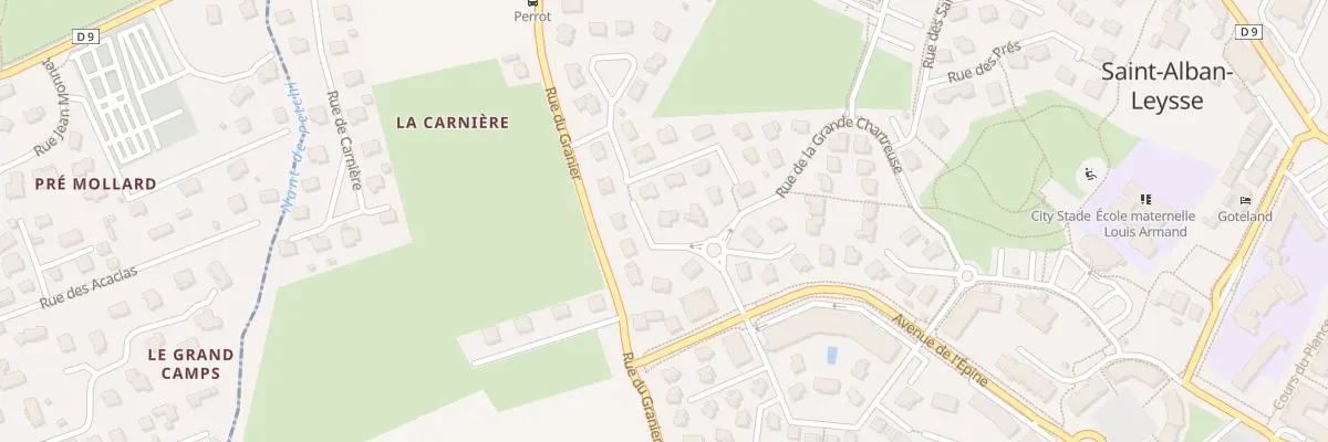 Plan du 76 Rue de la Grange Perrot à Saint-Alban-Leysse