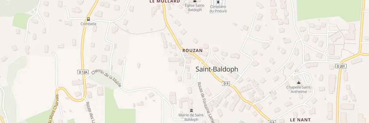 Plan du 47 Rte des Goulettes à Saint-Baldoph