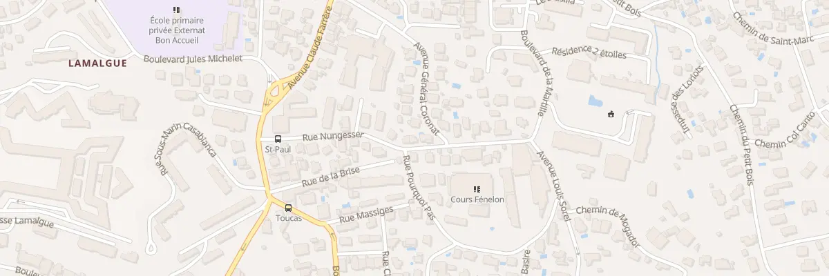 Plan du 13 Rue Monseigneur Freppel à Toulon
