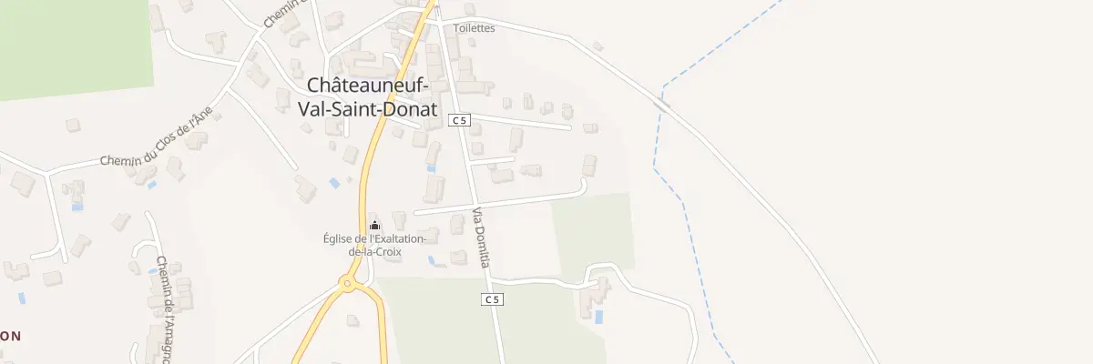 Plan du 7137 Le Village à Châteauneuf-Val-Saint-Donat