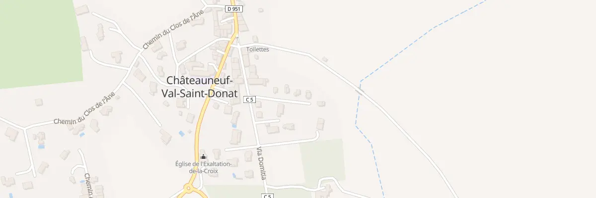 Plan du 5045A La Lauze à Châteauneuf-Val-Saint-Donat
