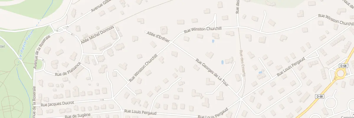Plan du 177 Rue Georges de la Tour à Vittel