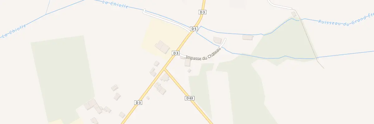 Plan du 2 Imp du Chateau à Neuvelle-lès-la-Charité