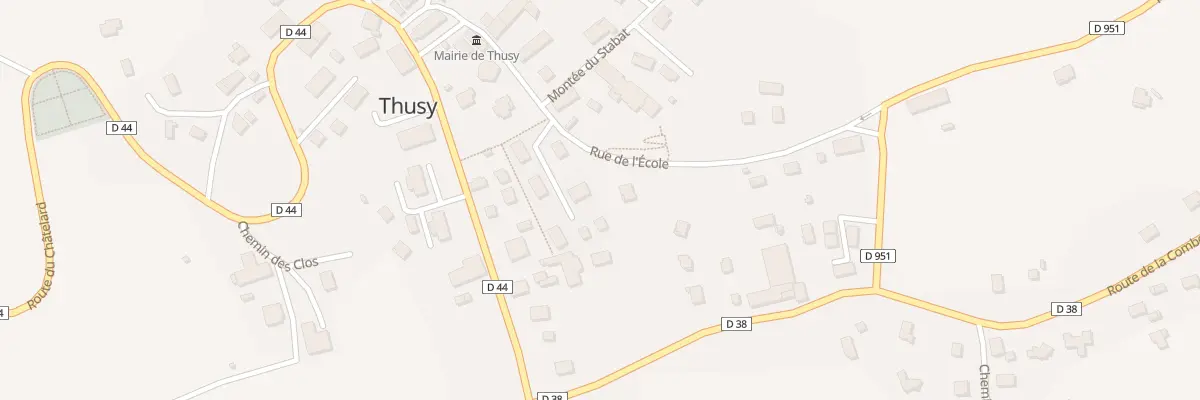 Plan du 142 Rue de l’École à Thusy
