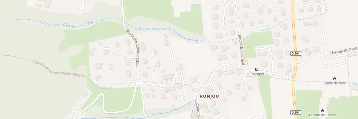 Plan du 402 Che de la Savoyarde à Saint-Baldoph