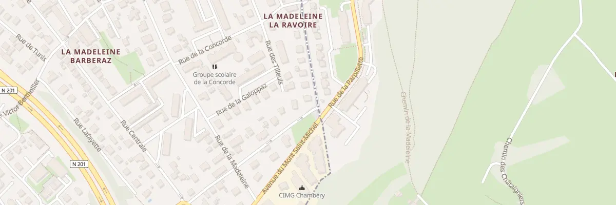Plan du 36 Che du Sous-bois à Barberaz