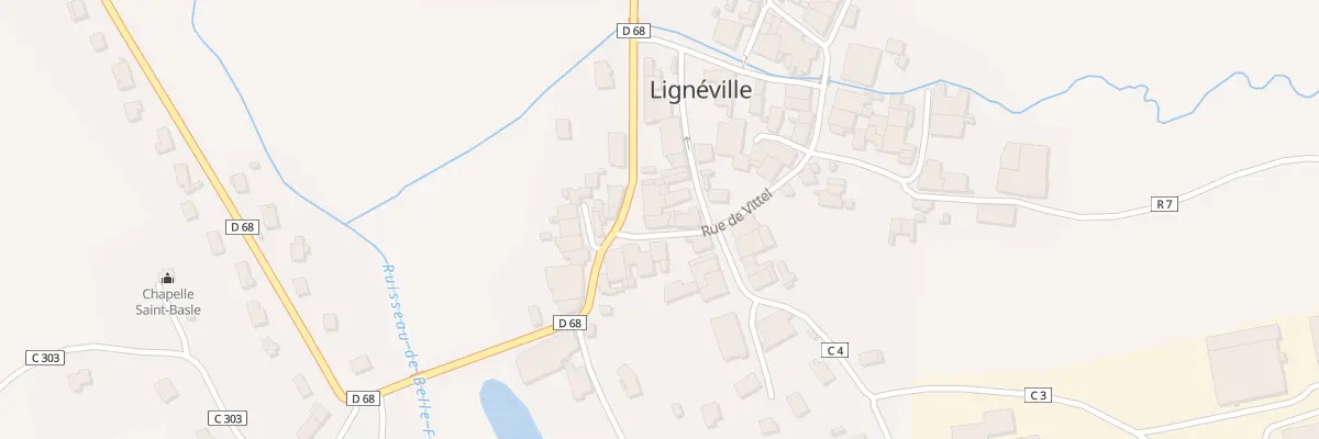 Plan du 41 Rue de Vittel à Lignéville