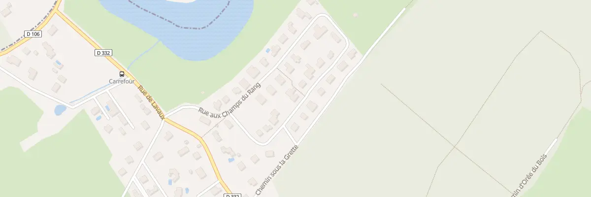 Plan du 28A Rue aux Champs du Rang à Rancenay