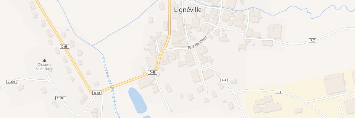 Plan du 40 Rue de Vittel à Lignéville