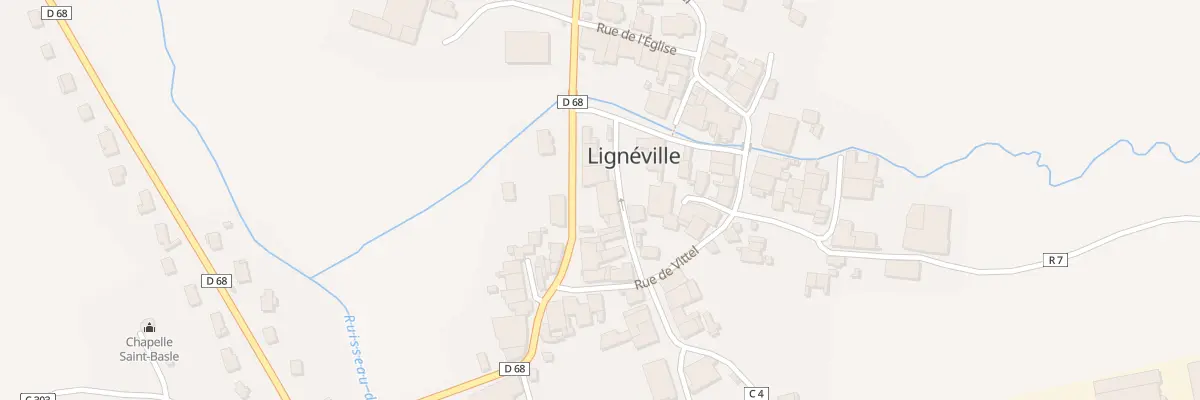 Plan du 81 Gde Ruelle à Lignéville