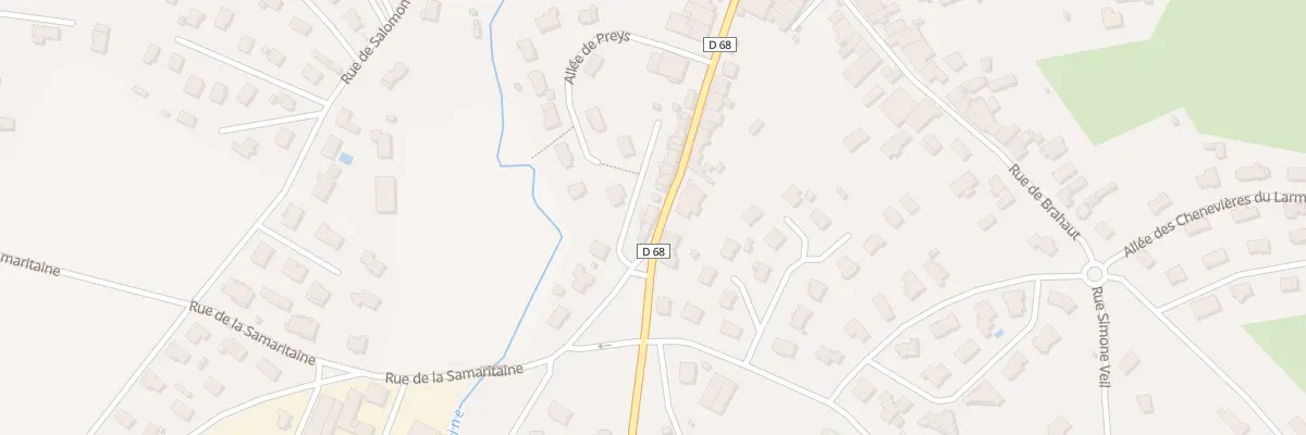 Plan du 228 Rue de Lignéville à Vittel
