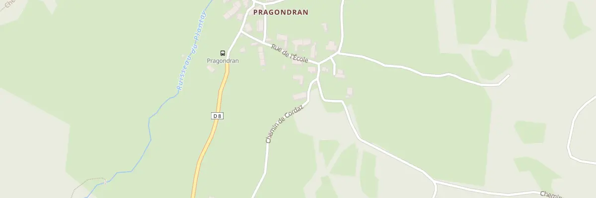 Plan du 46 Chem de Mont Basin à Verel-Pragondran