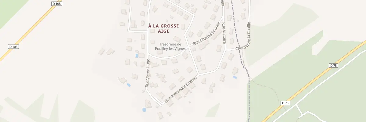 Plan du 8 Rue Charles Fourier à Pouilley-les-Vignes