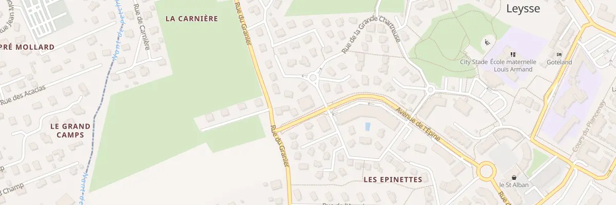 Plan du 25 Rue de la Grande Chartreuse à Saint-Alban-Leysse