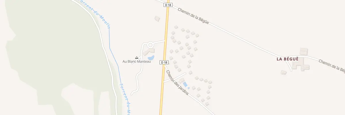 Plan du 5362 La Begue à Manteyer