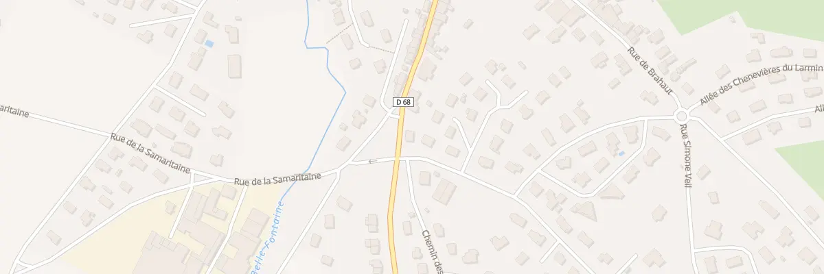 Plan du 289 Rue de Lignéville à Vittel