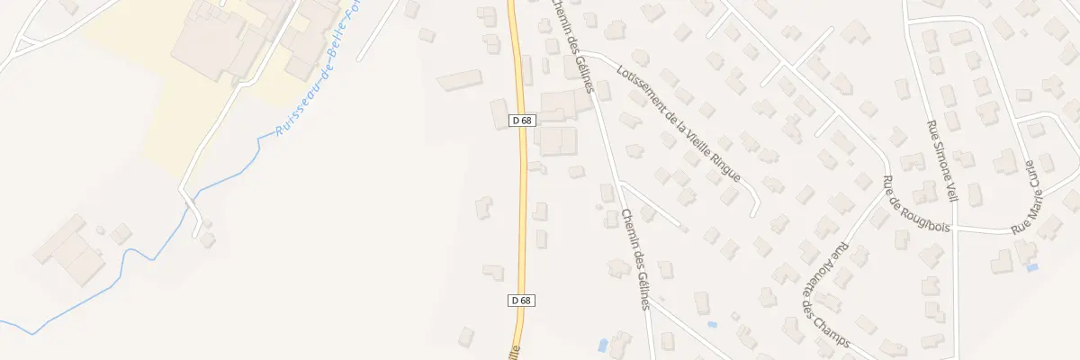 Plan du 559 Rue de Lignéville à Vittel