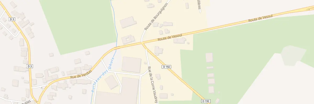Plan du 1 Rte de Recologne à Fretigney-et-Velloreille