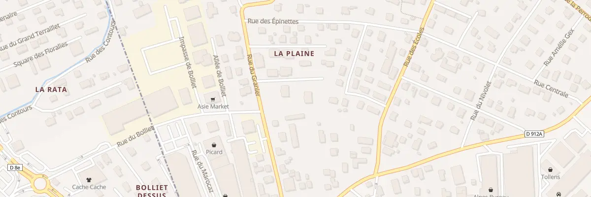 Plan du 244 Rue du Granier à Saint-Alban-Leysse